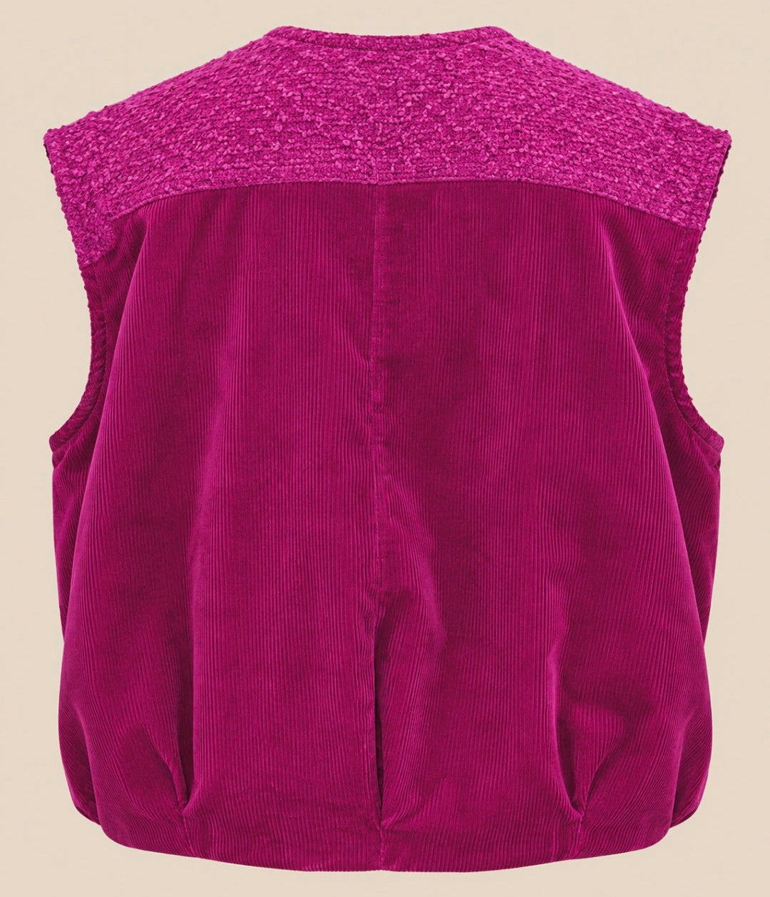 Veste Violette - Veste sans manches upcyclée